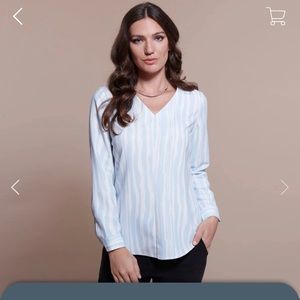 The Bacall Blouse from Elizabeth and Clarke